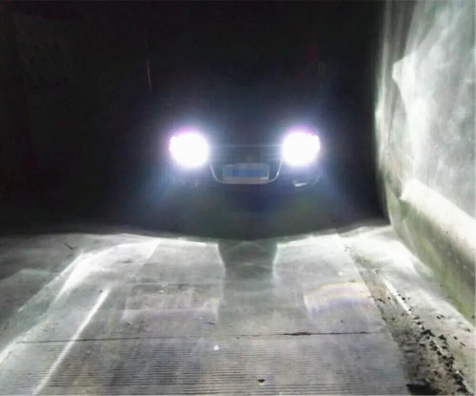 2PCS 9006 / H9 LED Headlight Kit Low Beam Bulb Super Bright 6000K White 16000LM