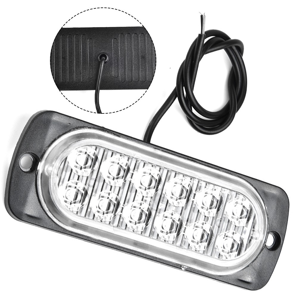 LED Working Lamps White DC 12V-24V Luminous Driving for flash Light Bulb Spare