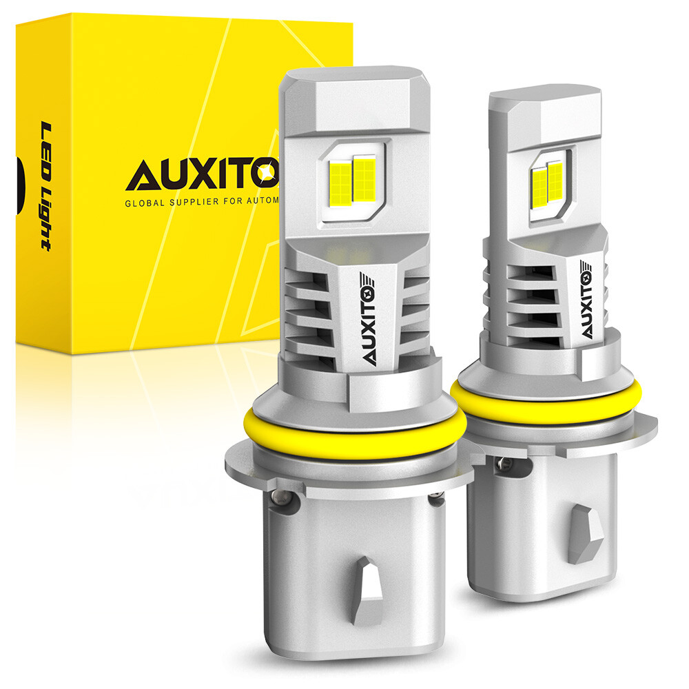2-sides 9007 HB5 LED Headlight Bulbs High Low Beam 6500K White Super Bright 2X