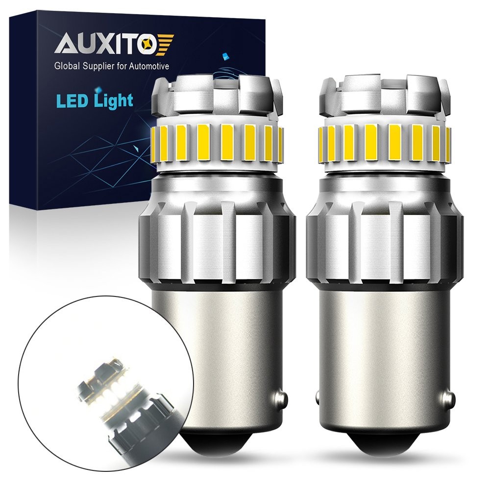 AUXITO 1156 LED Reverse Backup Bulbs Light Super Bright White 6500K 2400LM BA15s