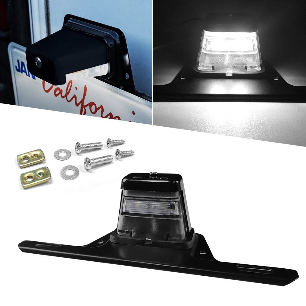 For Universal LED License Plate Light Tail Car Camper Trailer Truck Waterproof