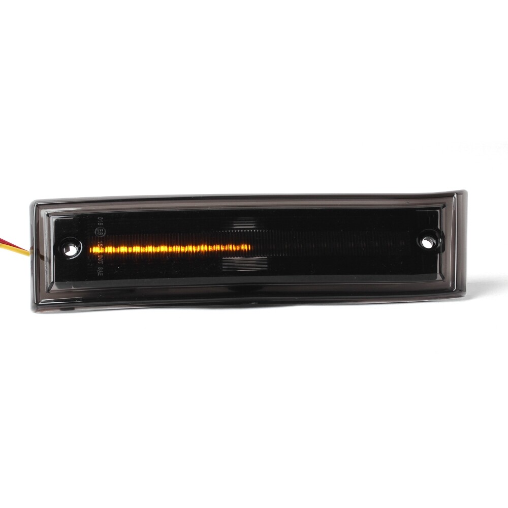 Smoke Lens Amber LED Side Marker Light for 1981-1991 Chevy GMC C/K R/V Truck SUV