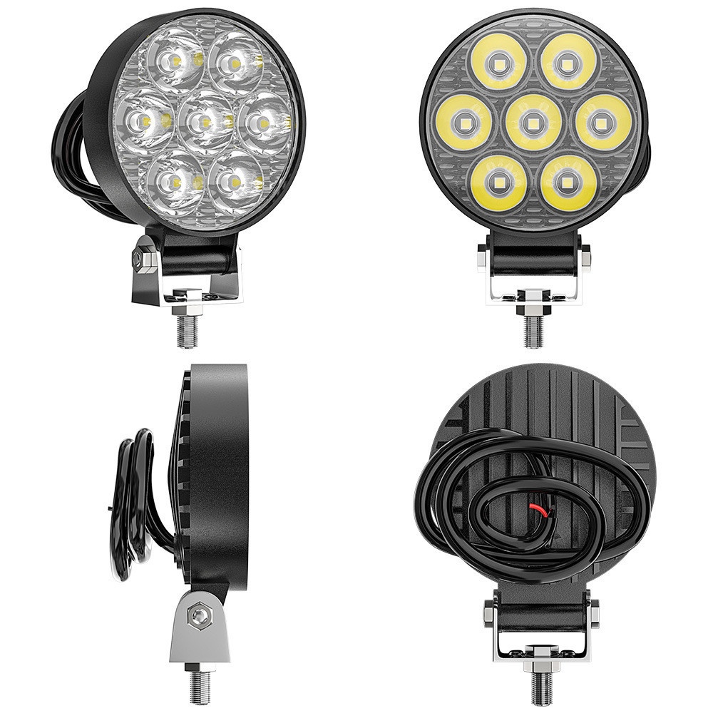 2“inch ED Work Light Flood SPOT Lights Fit Truck Off Road Tractor ATV Round USA