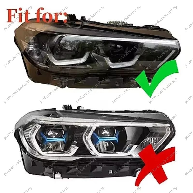 LED Headlight DRL RGB Multiple Colors Modules For 2017-2023 BMW X5 G05 X6 G06