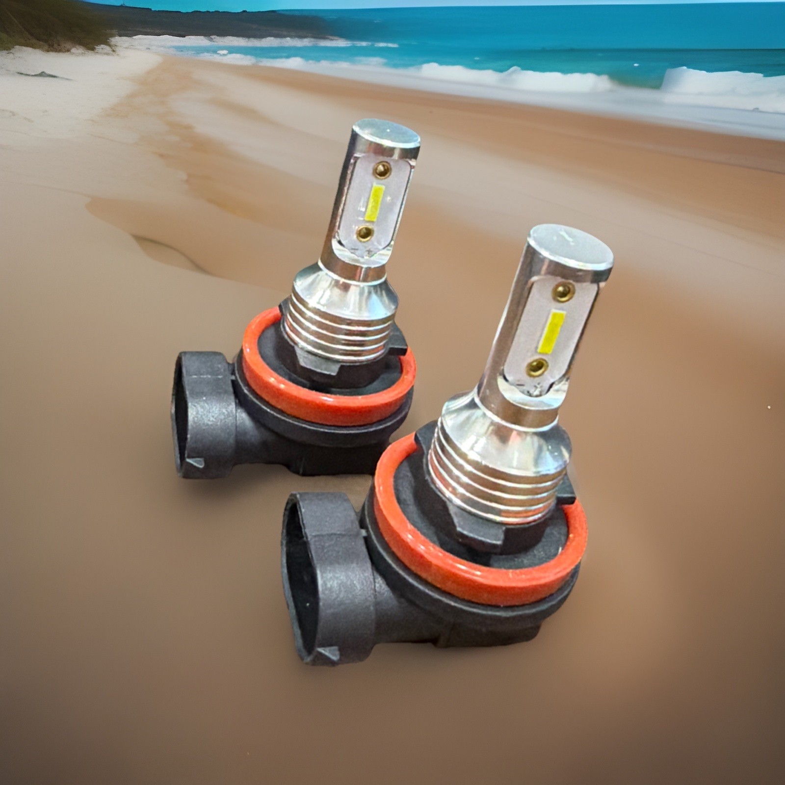 H11 LED Headlight Super Bright Bulbs Kit 8000K White 330000LM High/Low Beam