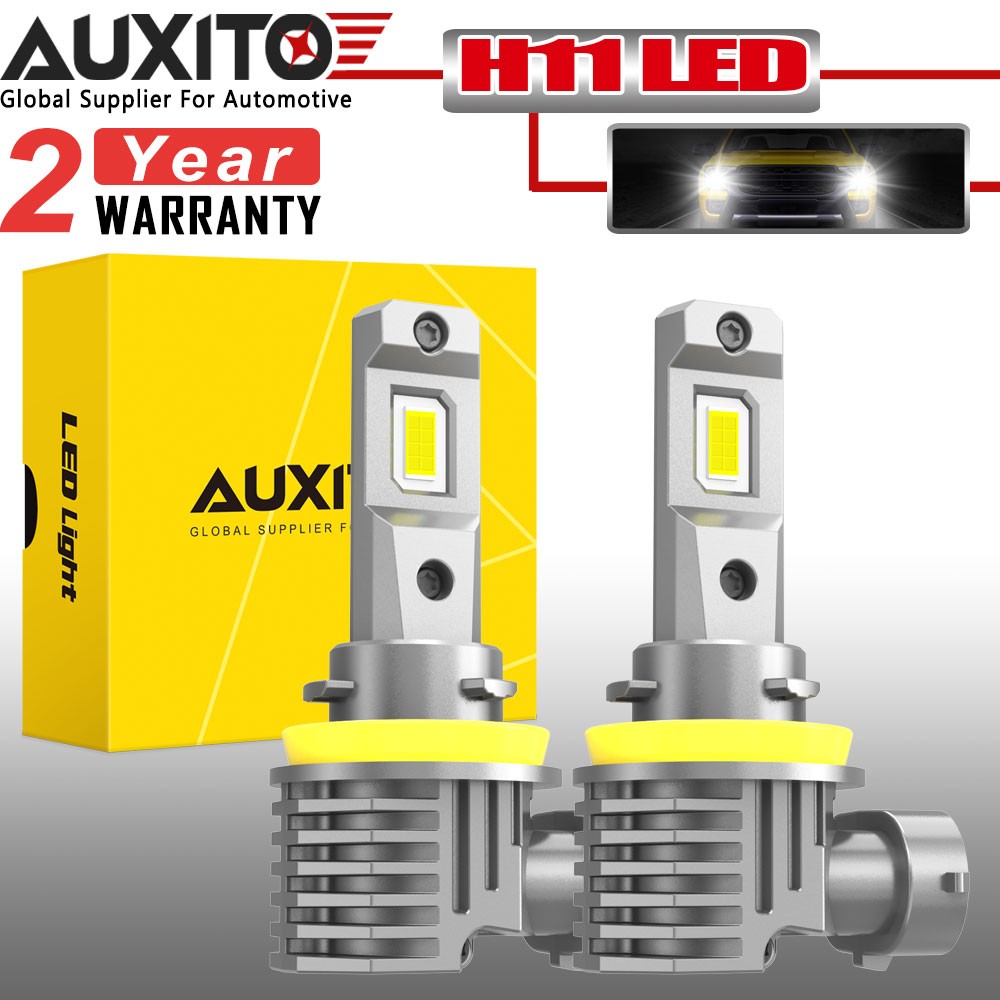 AUXITO H11 H8 LED Headlight Bulbs Conversion Kit Low Beam Fog Lamp Bright 6500K
