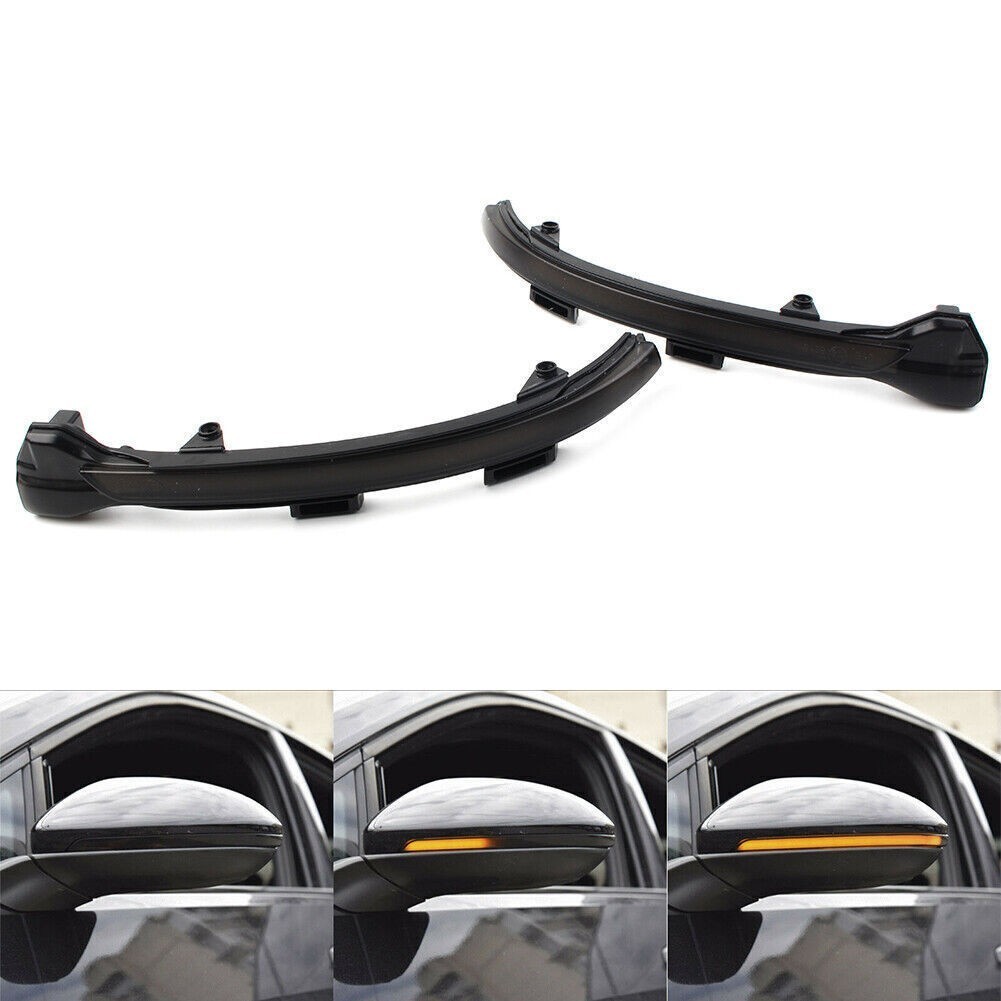 Pair LED Dynamic Turn Signal Light Mirror Indicator Lamp Fit VW Golf MK7 US