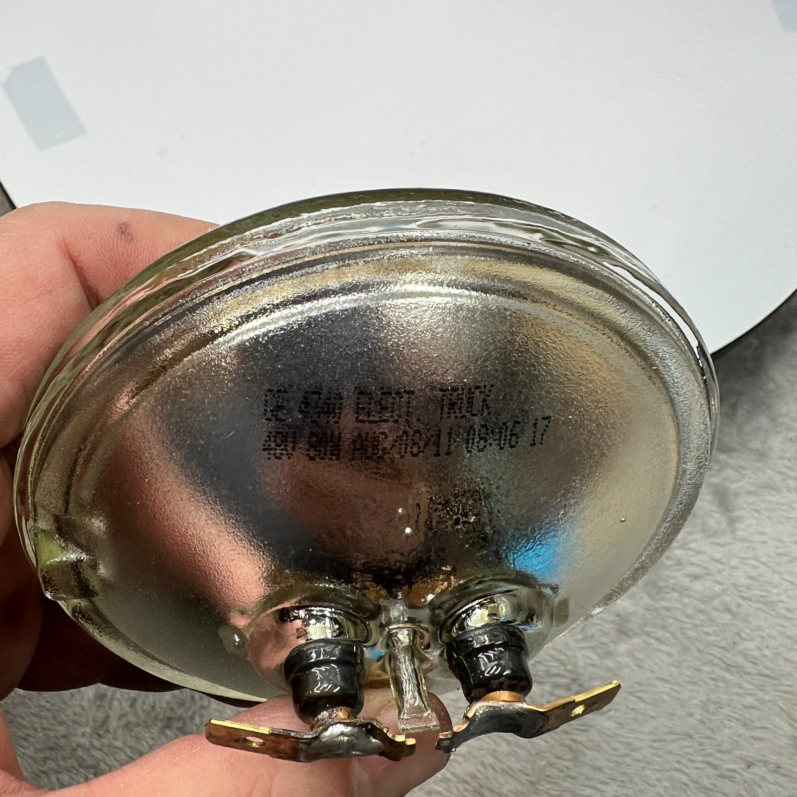 Philips 4340 48V 80W Red Sealed Beam Headlight Bulb – Genuine Standard