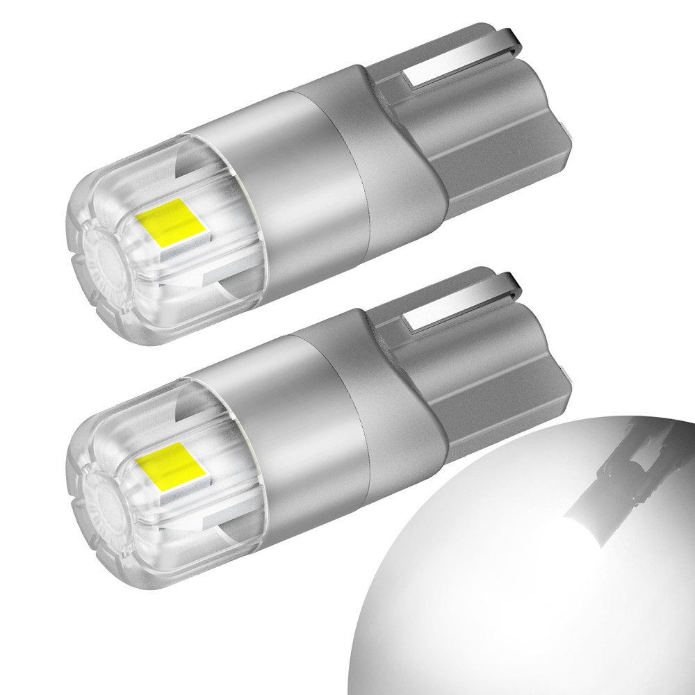 2-20x T10/194/W5W LED Bulb 6000K White Super Bright Canbus Plug&Play High Power