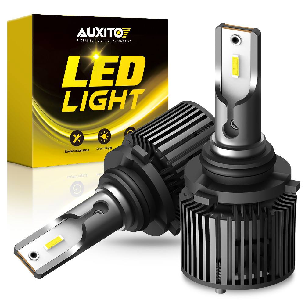Pair 9006 HB4 50W 16000LM LED Headlight Kit Bulbs 6000K Car High Low Beam Lamps
