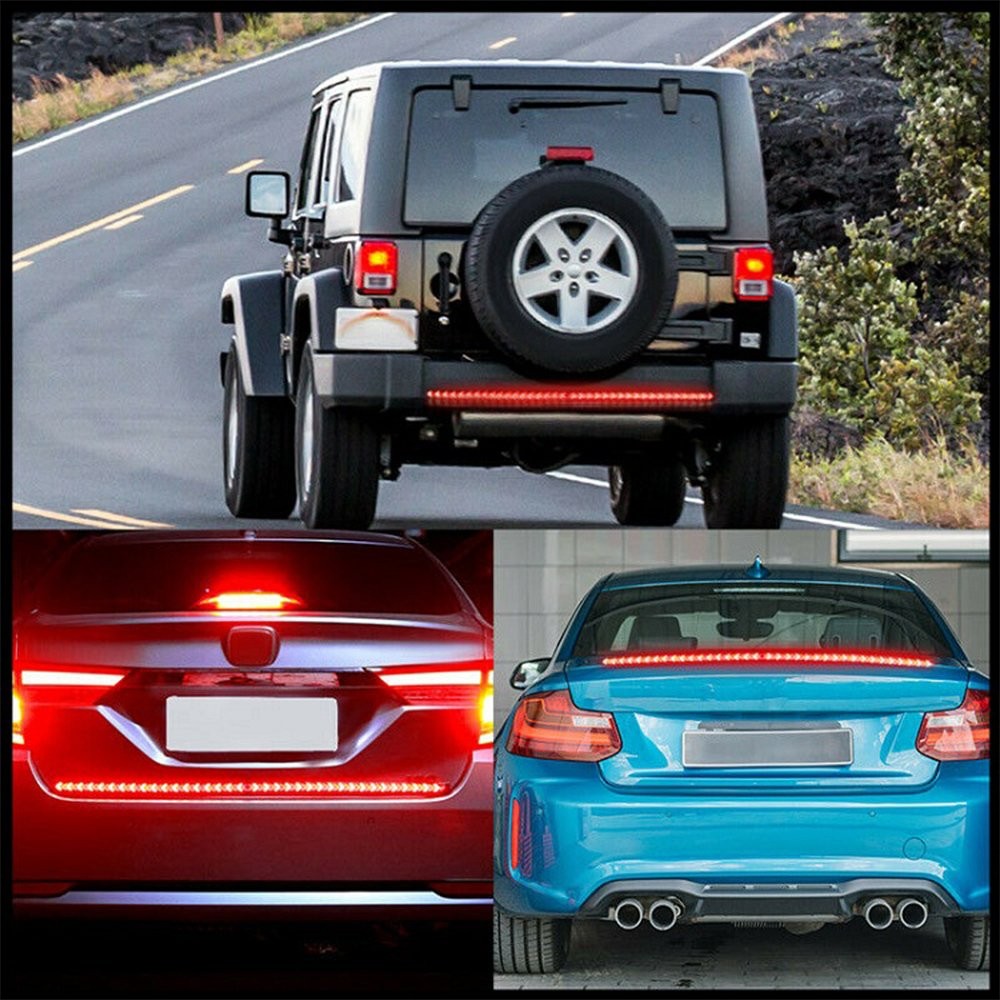 60″ Truck 3 Row LED Tailgate Light Bar Reverse Brake Turn Signal Stop Tail Strip
