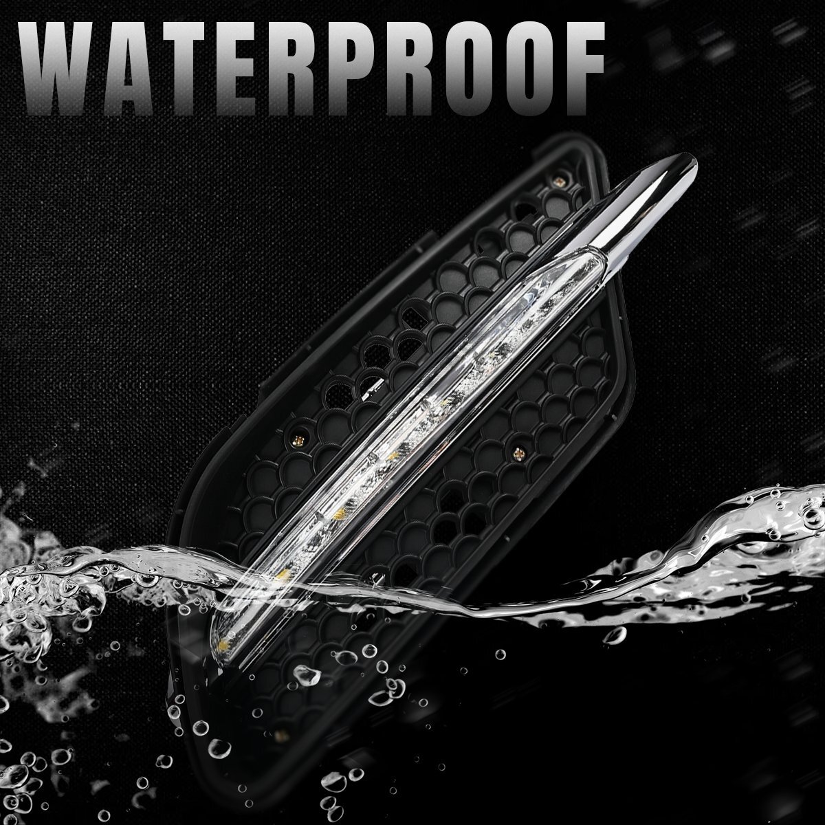 LED Daytime Running Light DRL Fog Light Lamp 08-11 For Benz W204 C300 C350 Sport