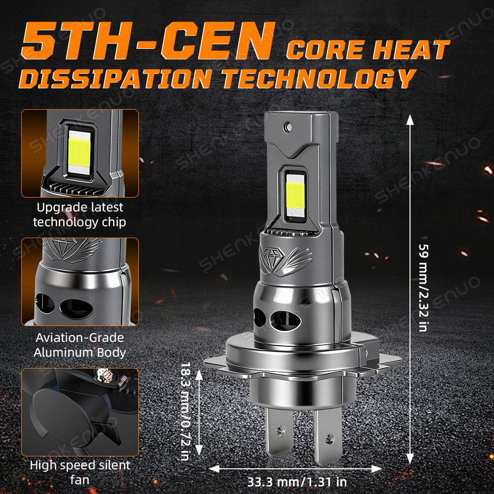 For BMW 740i 2012 Combo LED HID Headlight Hi/Lo Beam Fog Light Bulbs Kit