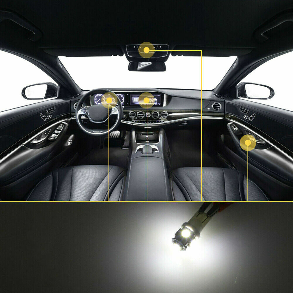 28Pcs Car Interior LED Light For Dome Map License Plate Lamp Bulbs Accessories