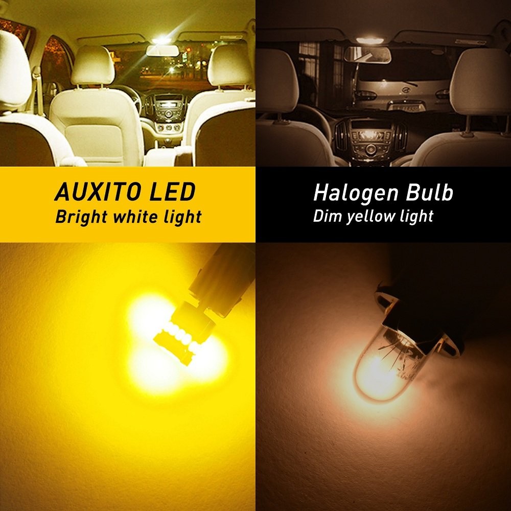 10X Led T10 Light Car Side Bulbs YELLOW Error Free Canbus Xenon W5W Sidelight