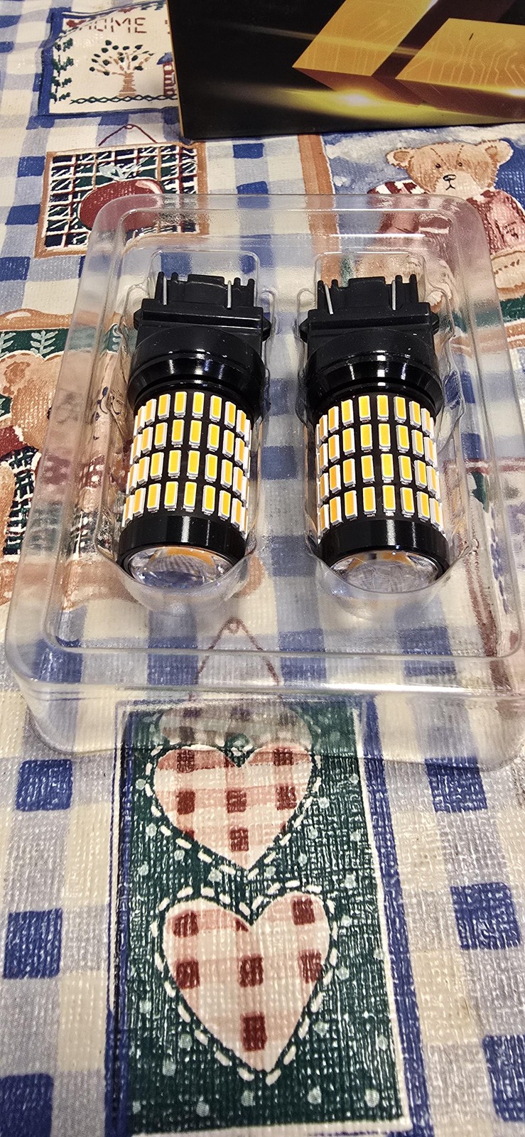 AUXITO LED Turn Signal Bulbs 2 Pack Amber Orange Exterior 12V New Other