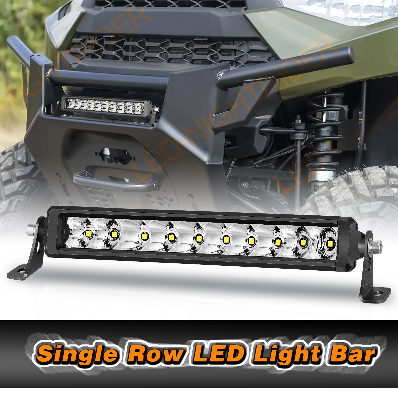 For Ford F250 F-350 Super Duty 30″ Single Row LED Light Bar Slim Combo Offroad