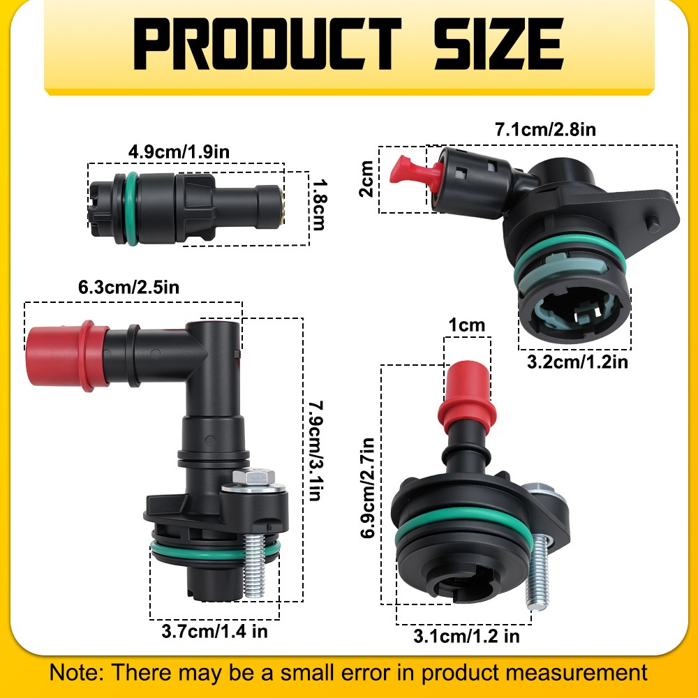 4-40x Fit Chevrolet Malibu Cadillac ATS Positive Crankcase Ventilation PCV Valve