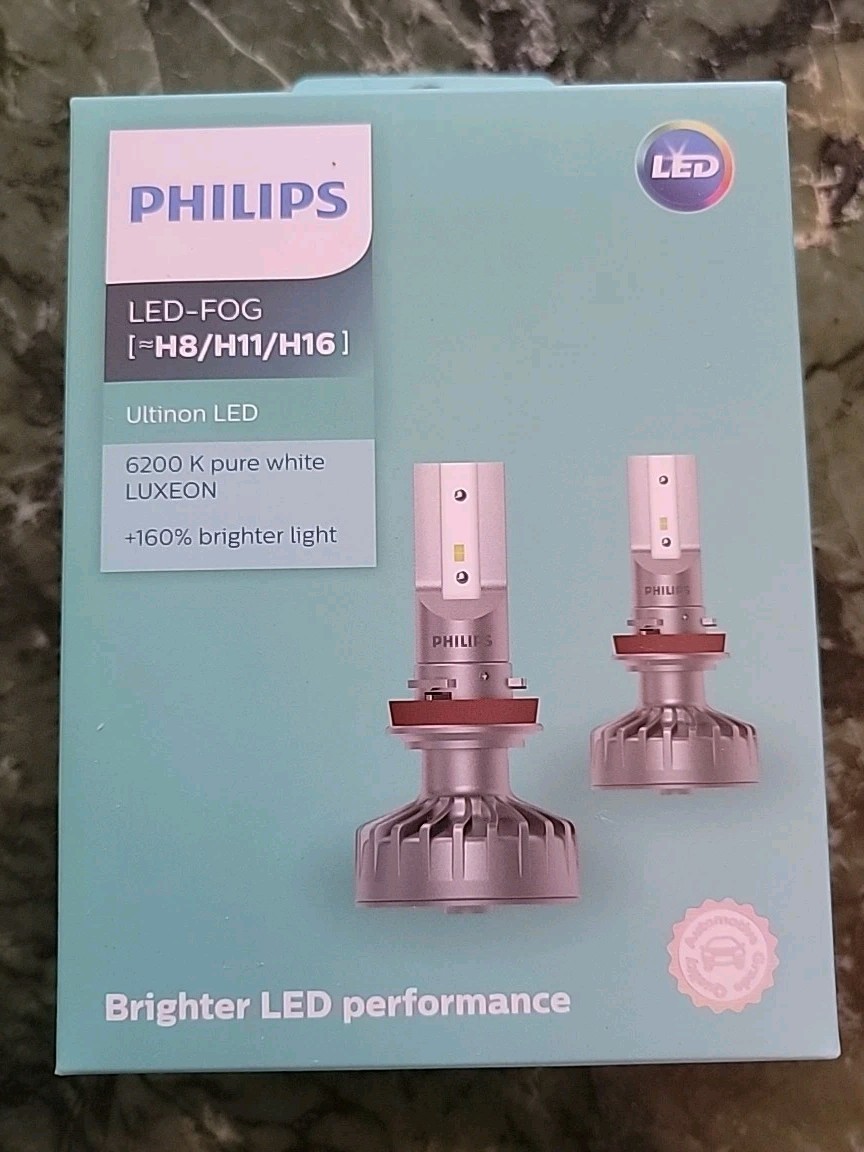 Philips LED-FOG H8 / H11 / H16 ULTINON LED 6200K PURE WHITE
