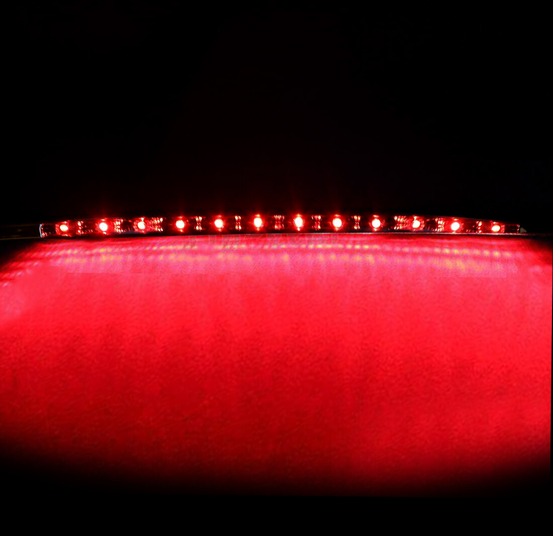 For 99-04 Ford Mustang V6 V8 Clear Housing Smoke LED 3rd Third Brake Stop Light