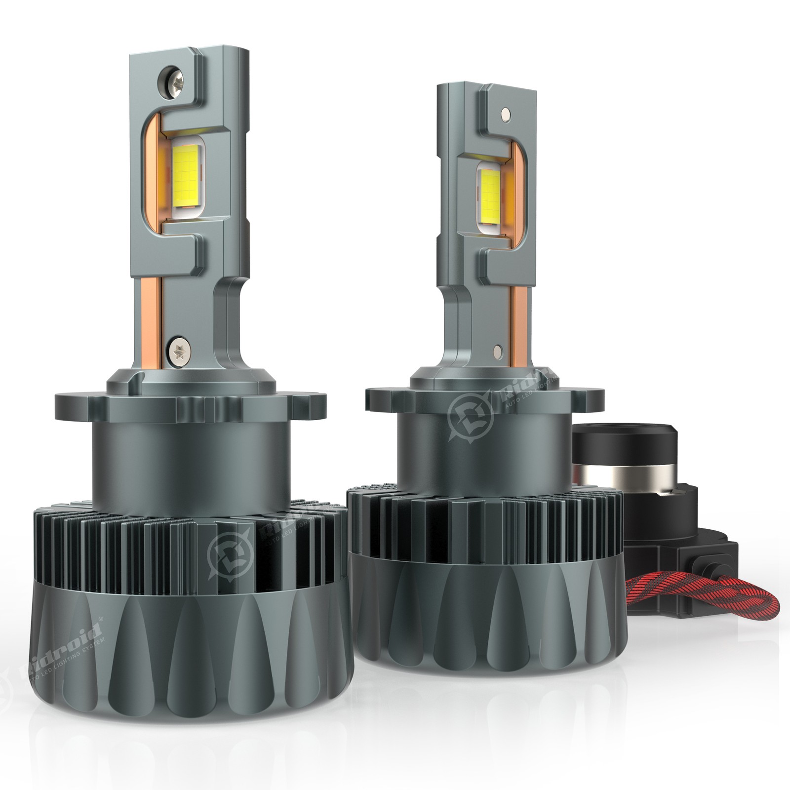 6500K/set D2S D2C D2R D2H LED Headlight Bulbs High Low Beam Super Bright Pair