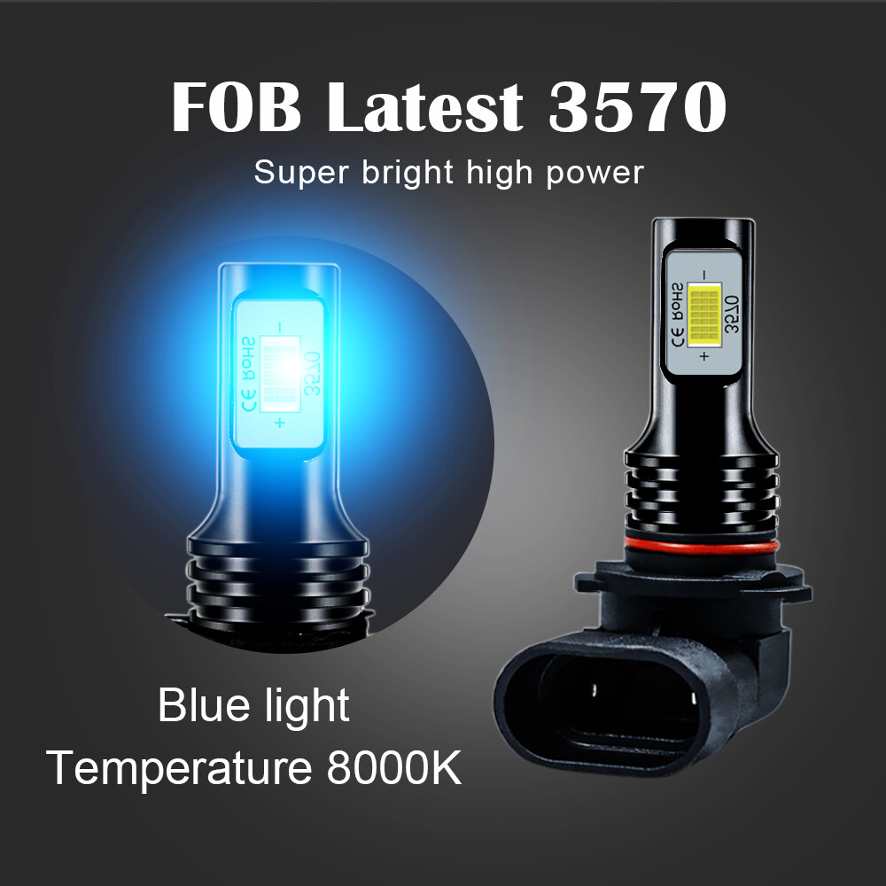 Ice Blue 9005 9006 LED Headlight Bulb Hi-Low Beam 4X For Buick Lucerne 2006-2011