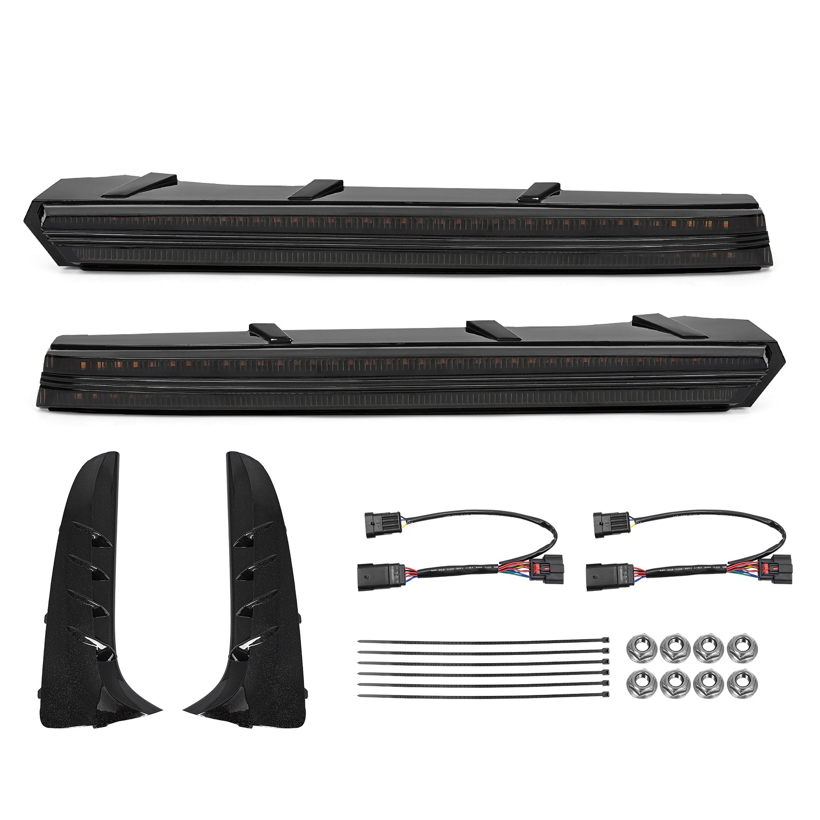 For Corvette C8 Z51 2023 Front Grille Turn Signal Light LED Driving Lights DRL