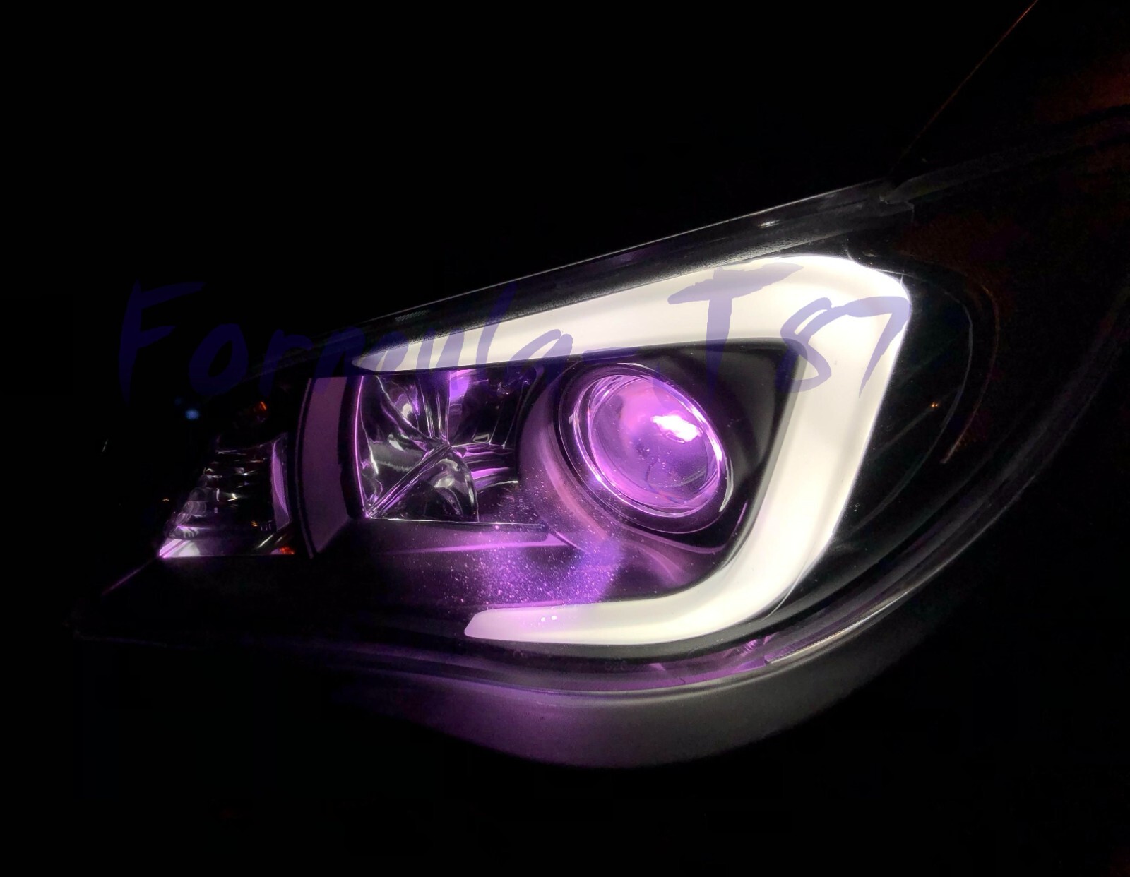 LED Light Canbus Error Free 212-2 5W Purple Two Bulb Interior Map Festoon Lamp