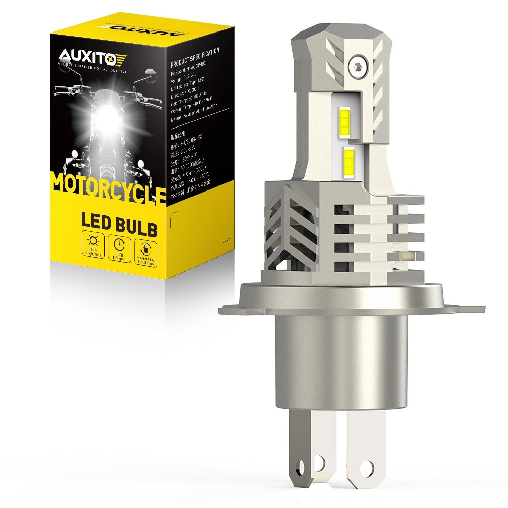 AUXITO Super Bright H4 9003 LED Headlight Kit Bulb High Low Beam White 60000LM A