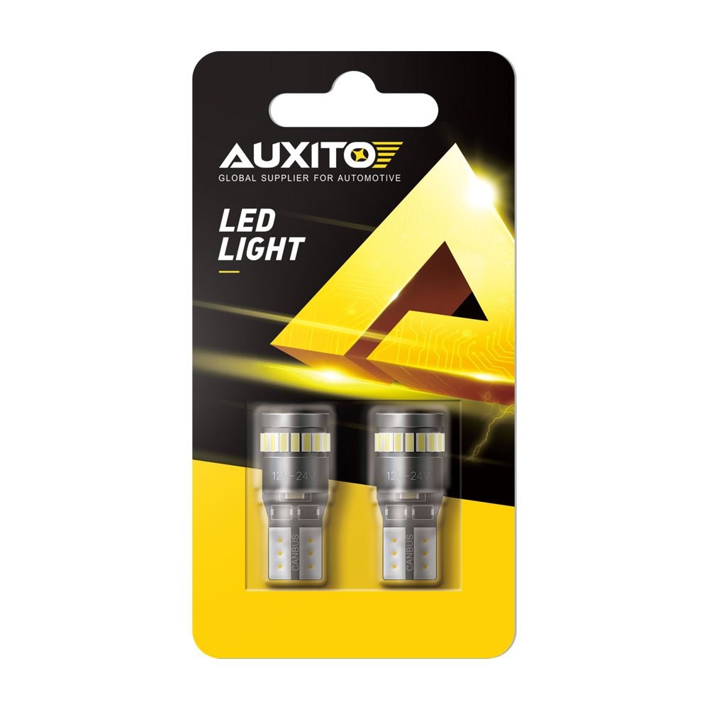 T10 CAR BULBS LED ERROR FREE CANBUS XENON WHITE W5W 501 SIDE LIGHT BULB 24H PAIR
