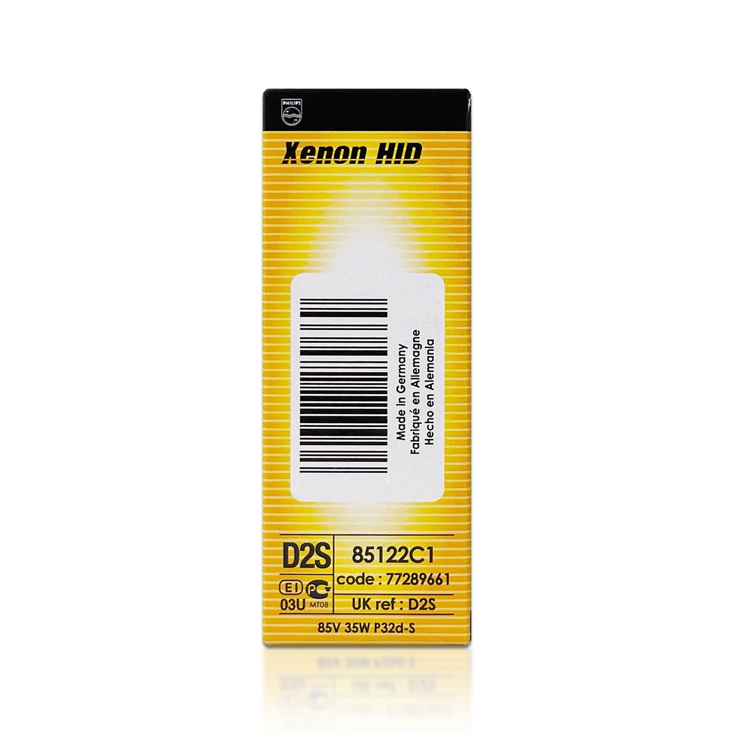 Philips OEM D2S 4300K HID Xenon Headlight Replacement Lamp Bulbs 85122 Pack of 2