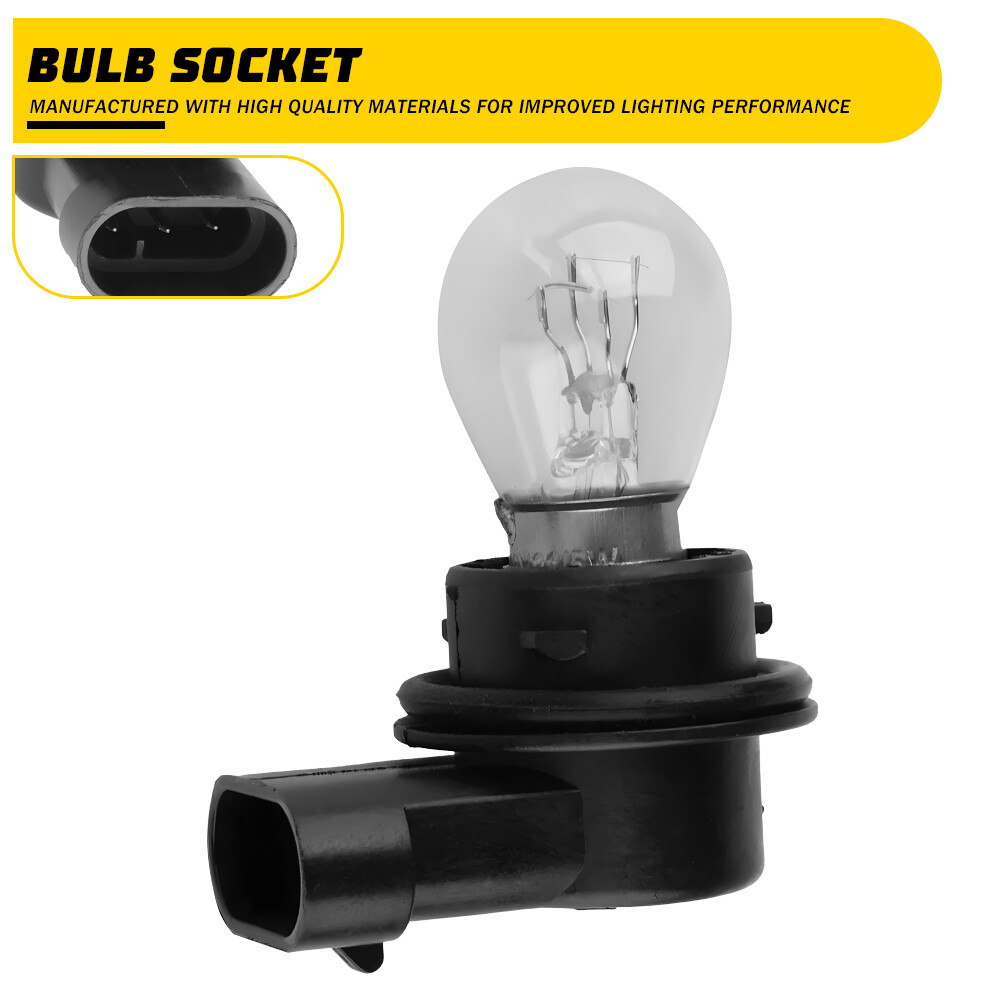 For 2014-2021 Jeep Renegade Front DRL Daytime Running Light Bulb Socket 3-Pin 2X