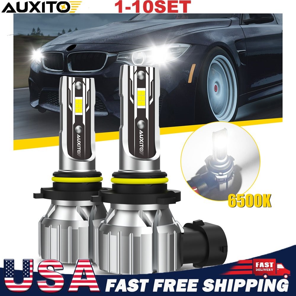 AUXITO 9006 HB4 LED Headlight Bulb High Beam White Super Bright 6500K 200W 2-20X