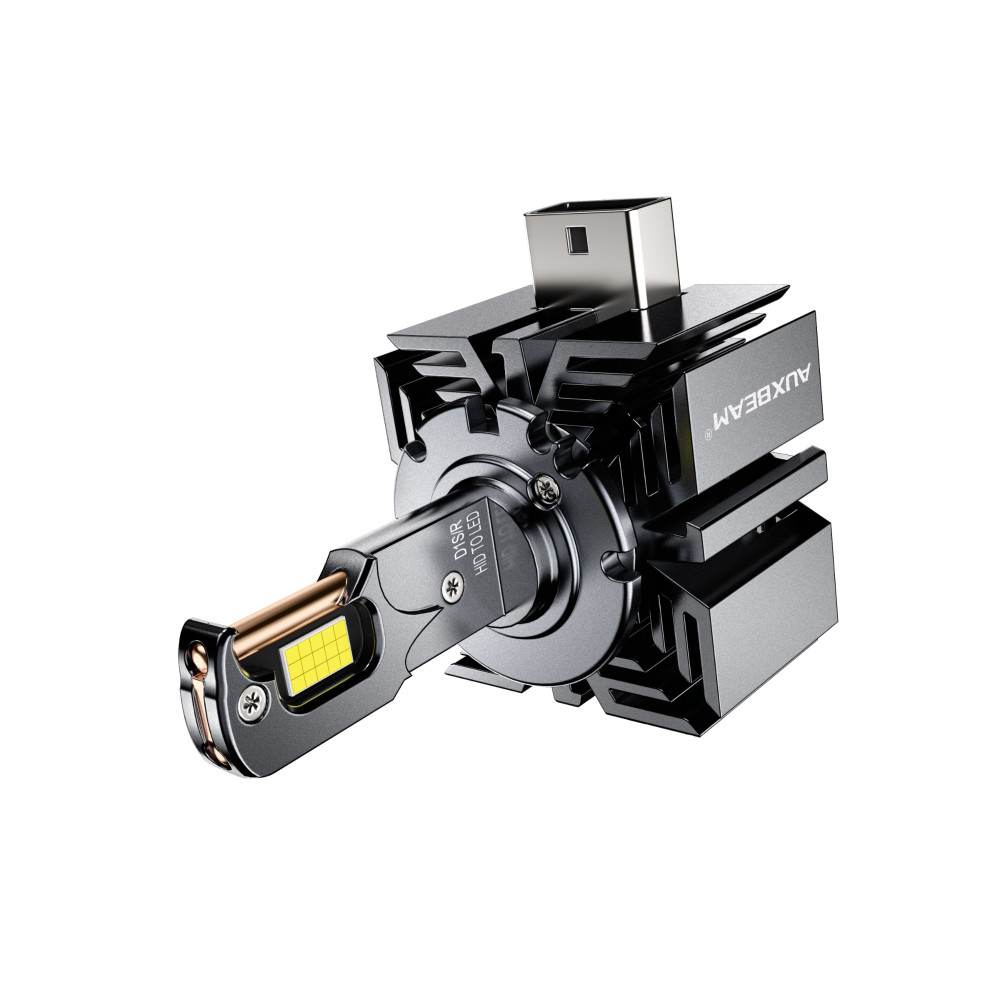 AUXBEAM 70W 22000LM D1S D1R LED Headlight Bulbs 6000K Replace Xenon HID Lamps