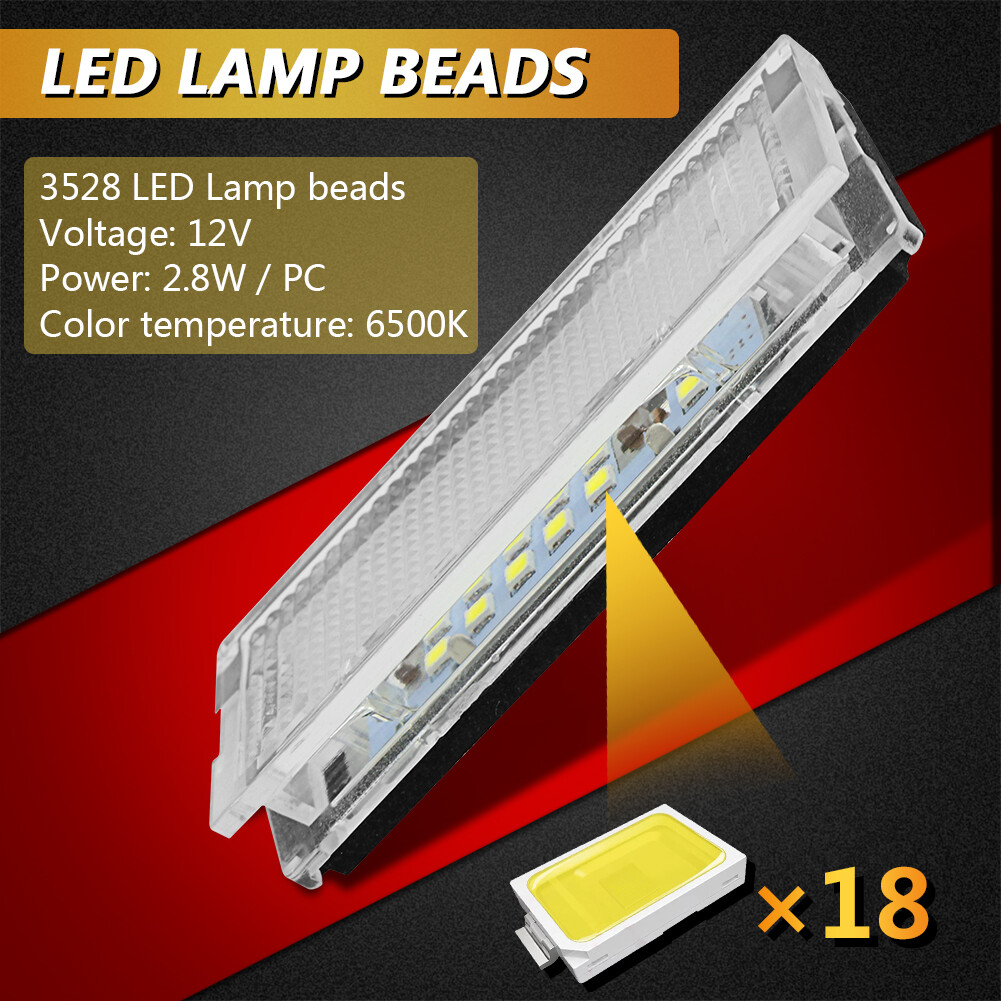 LED License Number Plate Lights White Lamp For BMW 3Series E46 4D 1998-2005