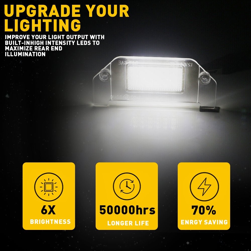 18LED License AUXITO For Plate Free Light 2005-2014 300 Error Chrysler 300C 300S