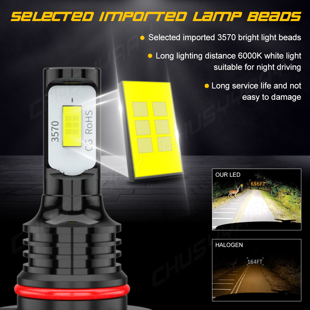 2 SUPER Brite LED headlight bulb for Honda ATV 34901-HN2-000 12v 45w upper light