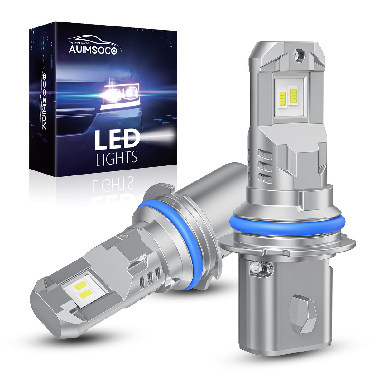 9007 LED Headlight Bulbs Hi/Low Beam Bright for Nissan Frontier 2001 2002-2024