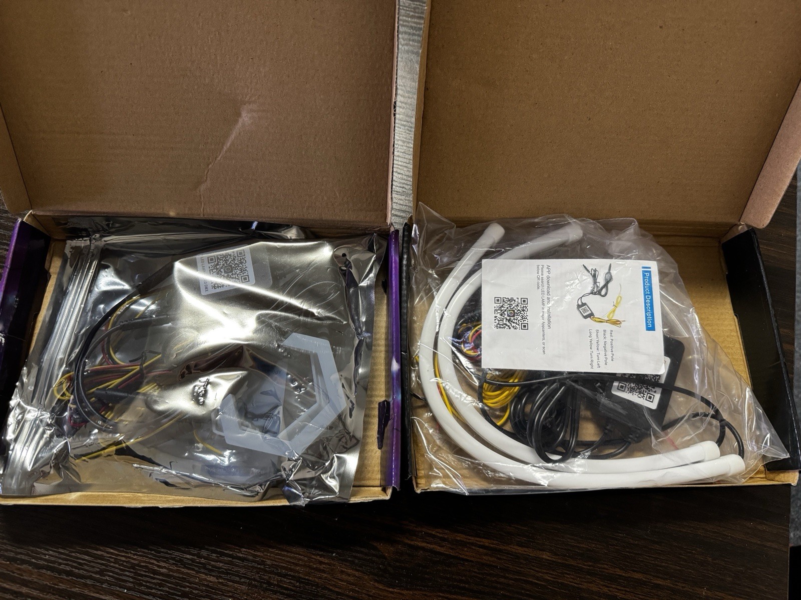 70mm RGB Hex Halos & 30cm RGB LED Flow Strips