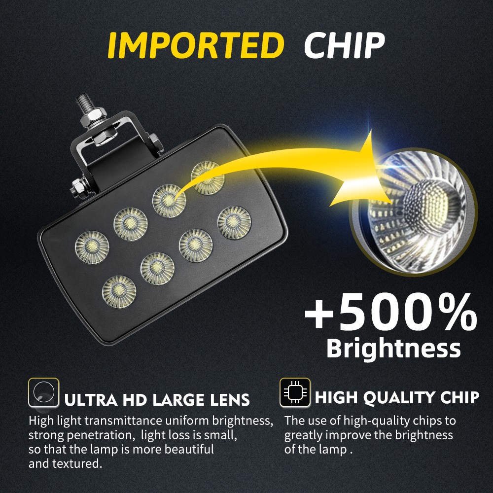 1/2/4/10PCS 6″ LED Work Light Pods Super Bright Combo Beam Offroad Driving Lamps