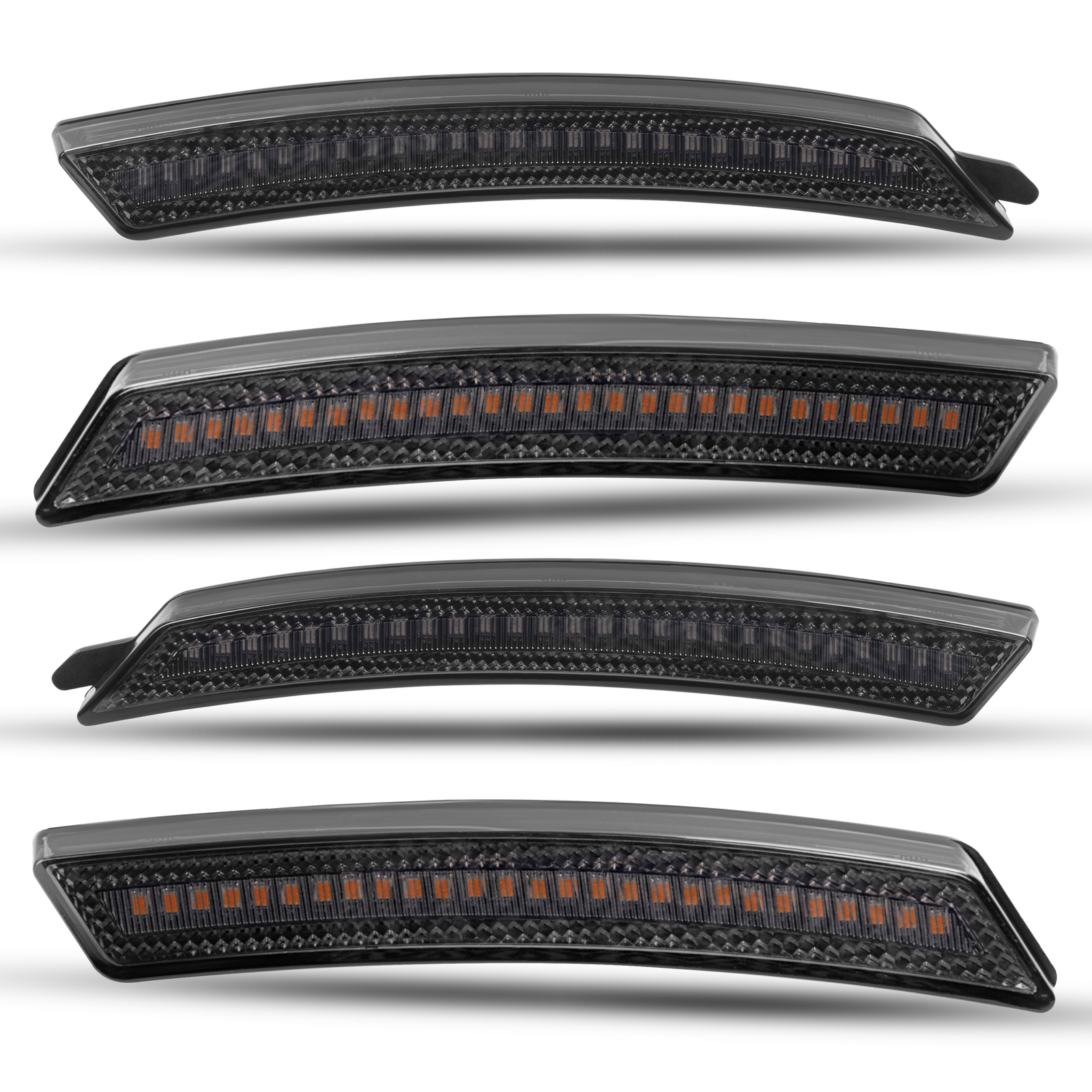 4PCS For Mini Cooper R55 R56 R57 R58 R59 R60 Front Rear LED Side Marker Lights