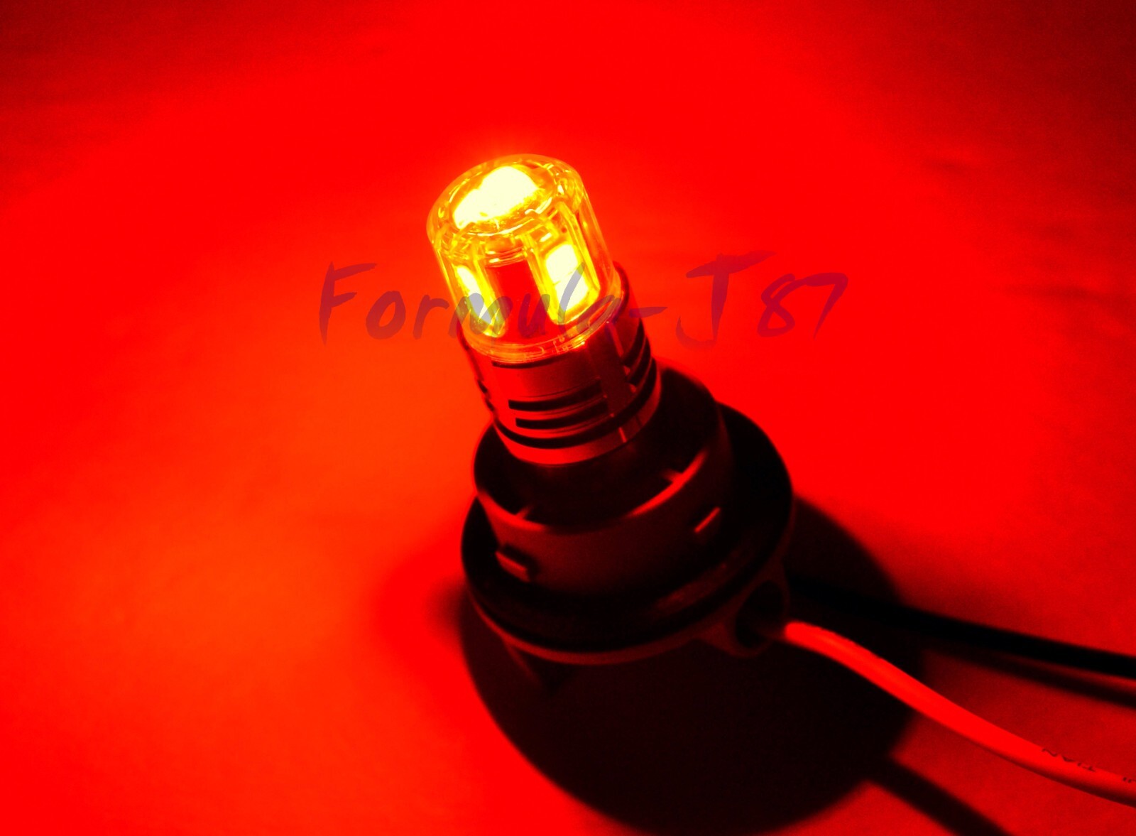 LED 15W 1157 Red Two Bulbs Light Rear Turn Signal Parking Replacement Upgrade OE