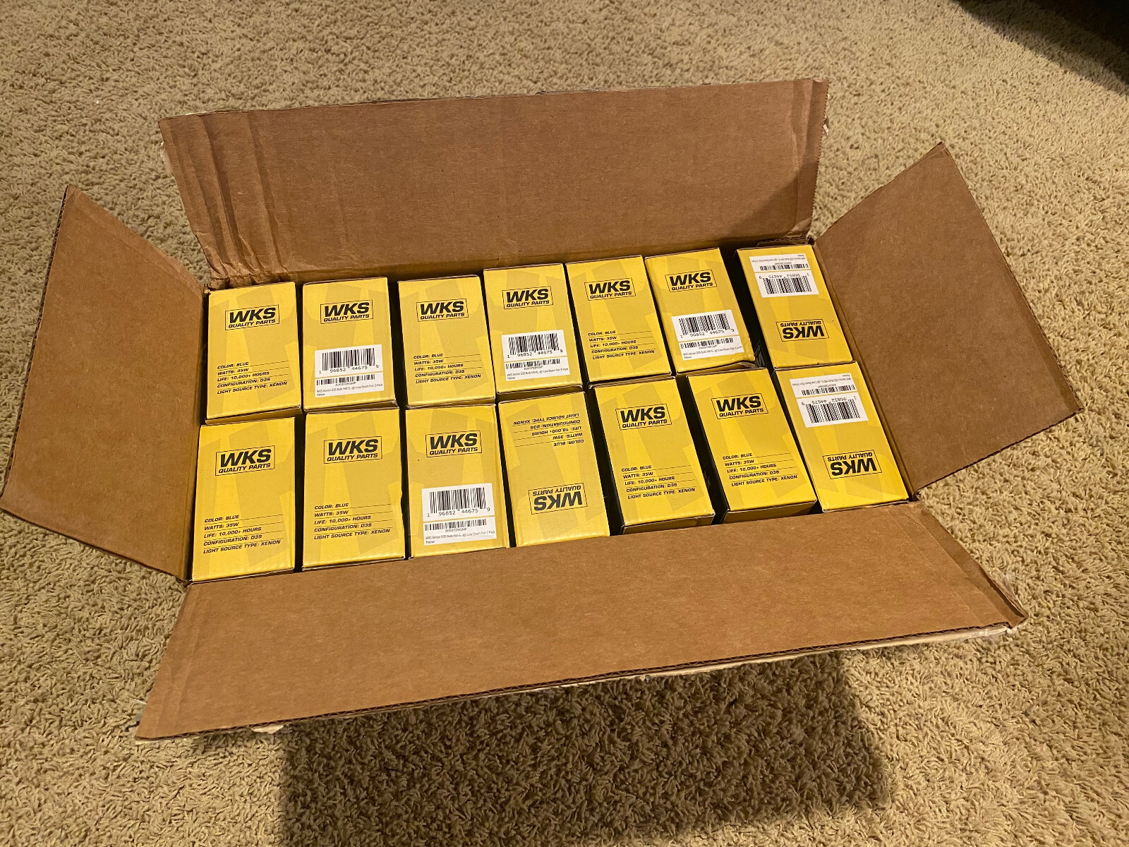 BULK Lot 100x Brand New WKS Xenon D3S HID Headlight Original Bulbs Lamps 6000k