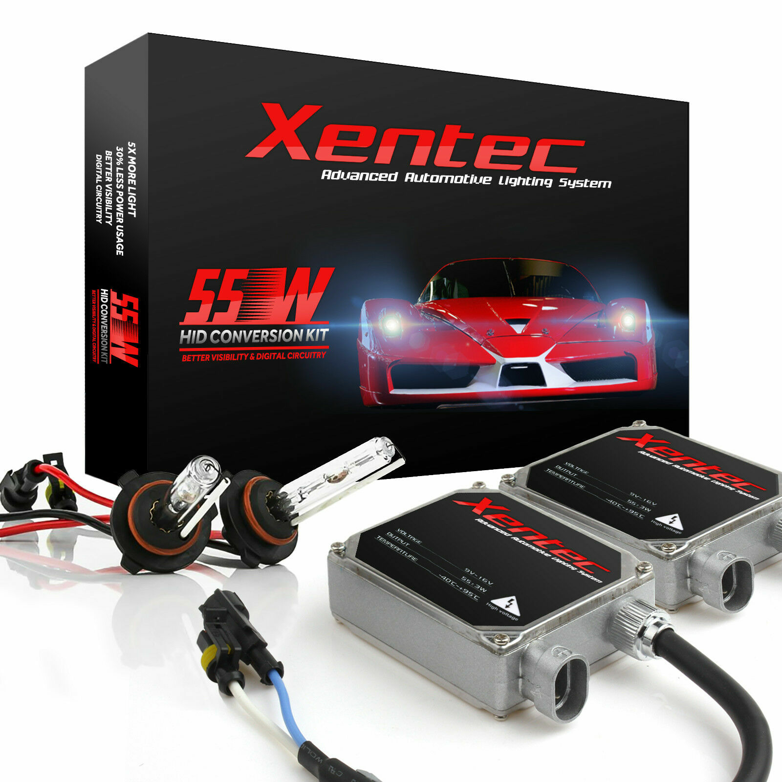 5202 HID Kit Xenon light 55W Waterproof 6000K 5000K 8000K 10000K 30000K 3000K