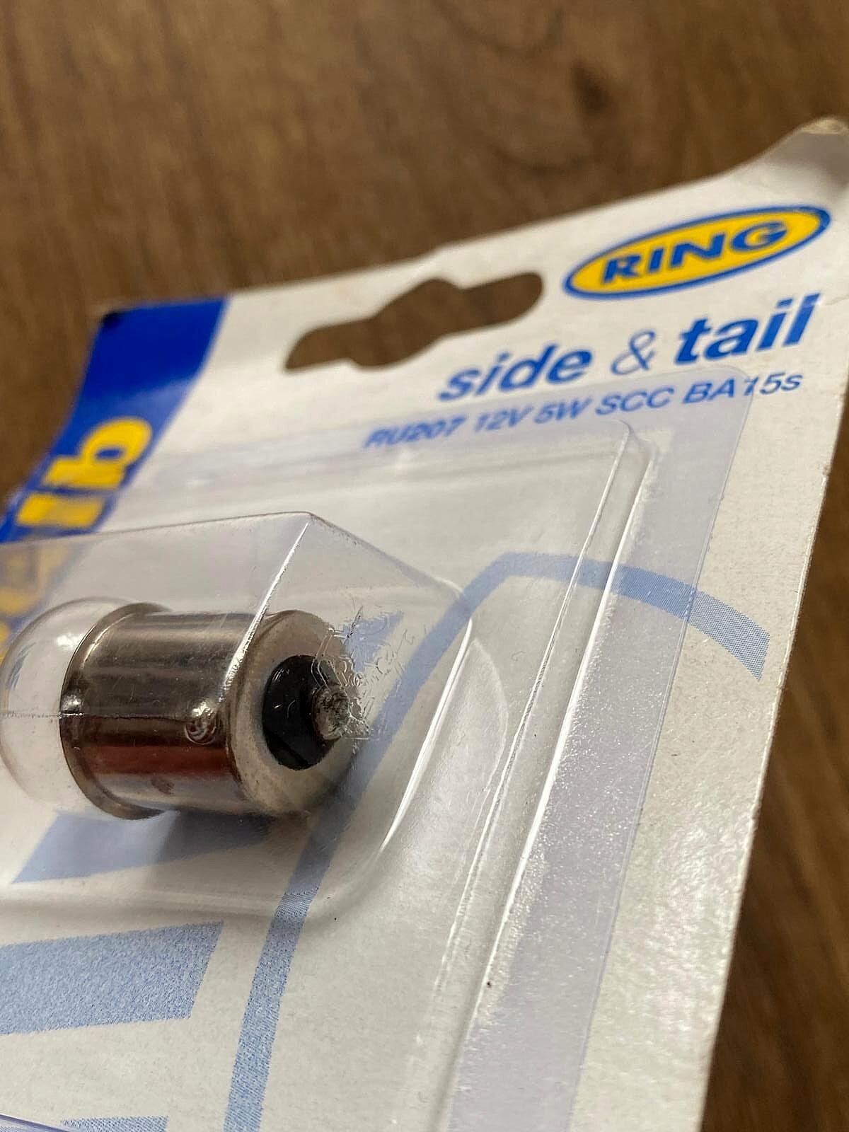 BRAND NEW RING AUTOBULB R207 12V 5W SCC BA15S SIDE & TAIL CAR BULB 5011274120719