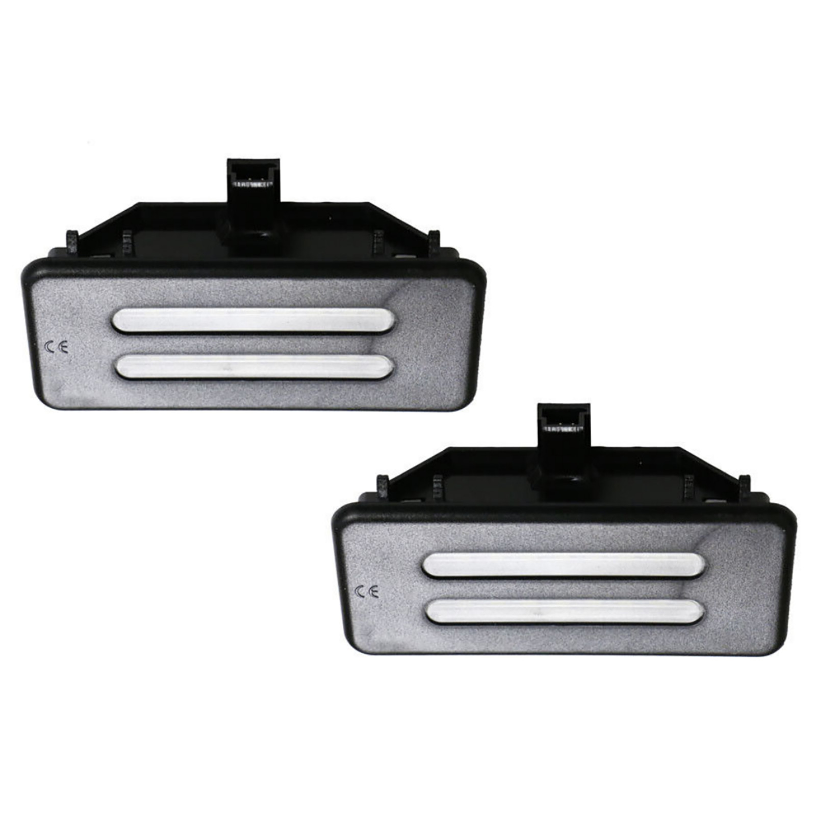 2Pcs New Sun Visor Vanity Mirror LED Lights Car Replacement For BMW E60 E60N E61