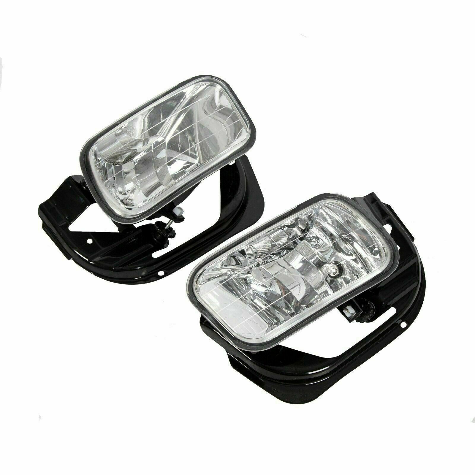 LH+RH Side Clear Lens Fog Lights W/Bulbs For Dodge Ram 1500 2500 3500 2009-2018
