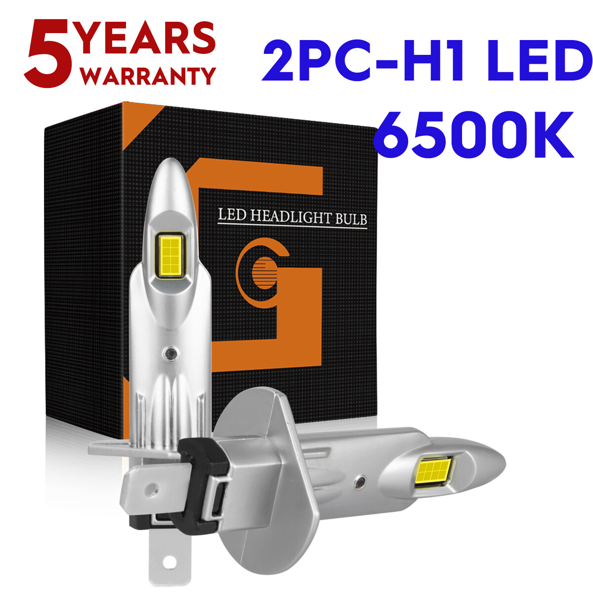 2Pcs NEW CSP LED Headlight Bulbs Super power combo For BMW E30 E34 E24 E36 E38