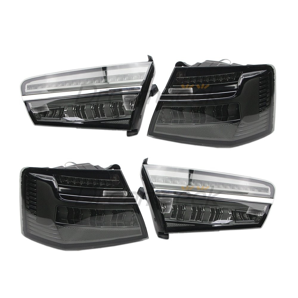 LED Tail Light Assembly For Audi A6 / S6 12-15 Rear W/ Dynamic Turn Signal Lamp
