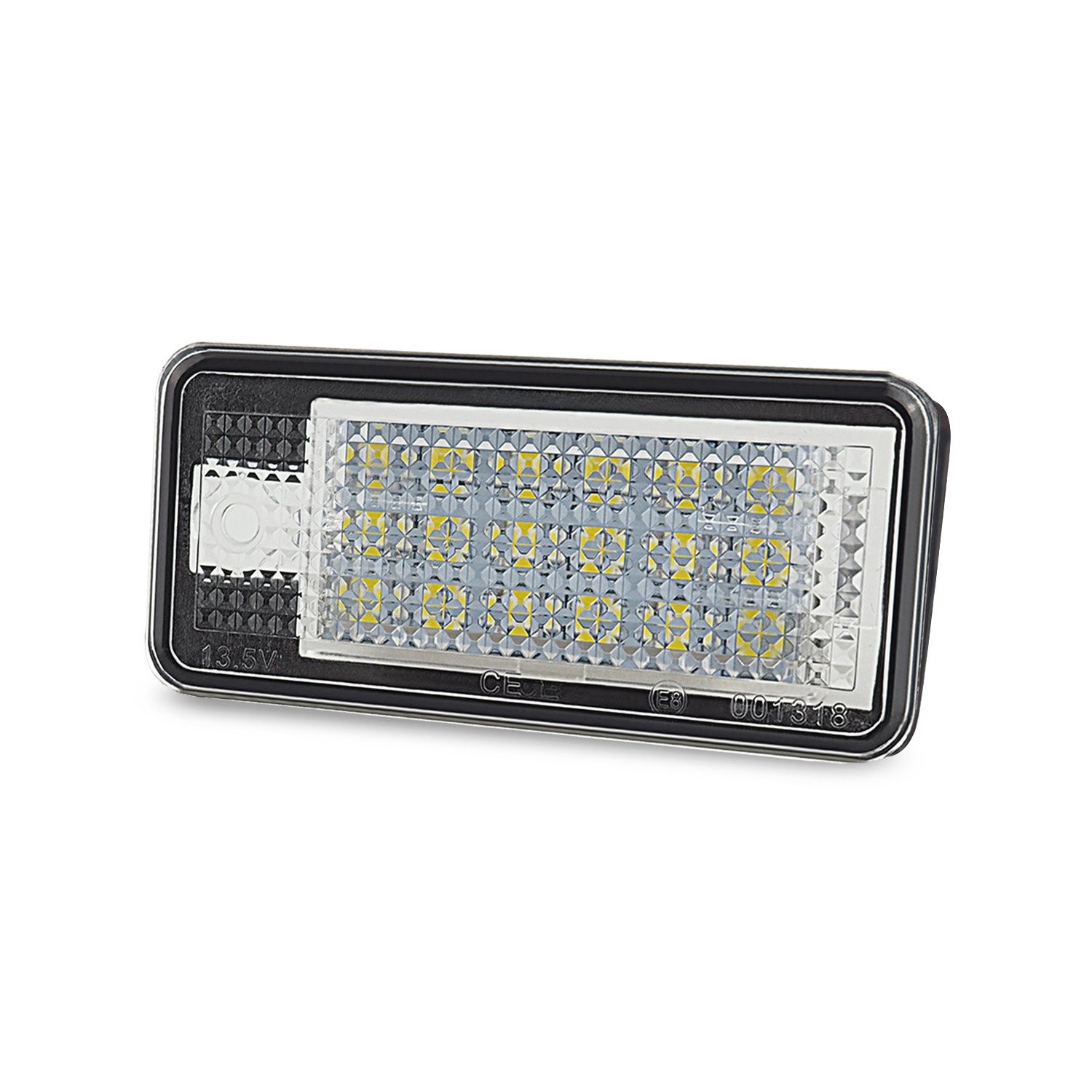 2X CANBUS LED License Plate Light For Audi A3 S3 A4 S4 A6 S6 B6 A8 S8 Q7 RS4 RS6